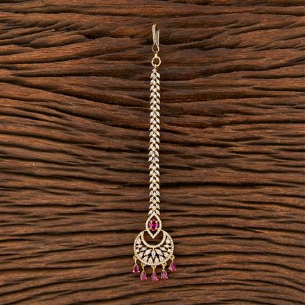 Cz Chand Tikka With Gold Plating