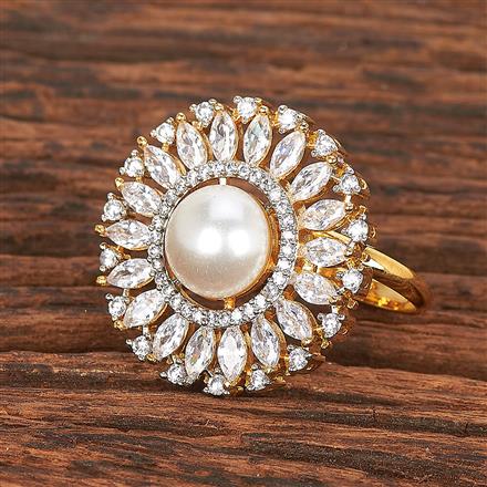 Cubic Zirconia Moti Ring