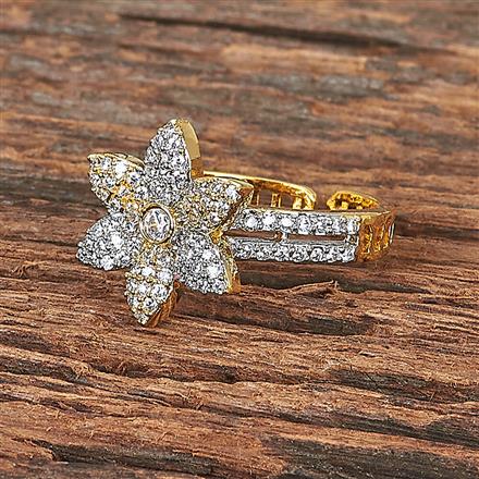 Cz Adjustable Ring