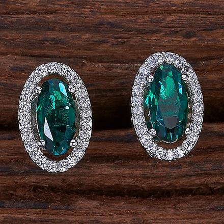 Cubic Zirconia Tops With Rhodium Plating