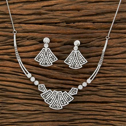 Cubic Zirconia Stiff Necklace