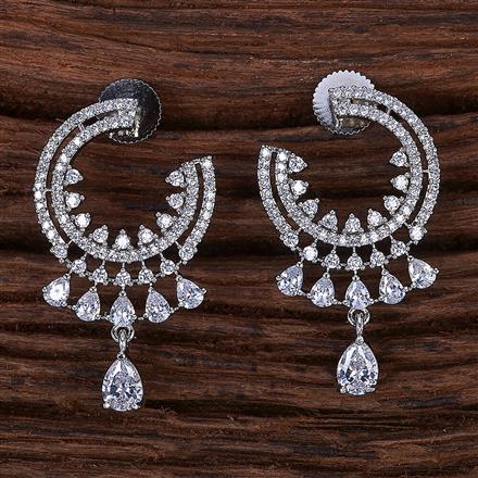 Cubic Zirconia Chand Earring