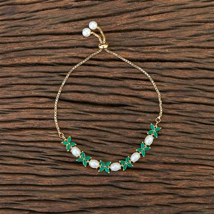 Cz Classic Bracelet With Gold Plating