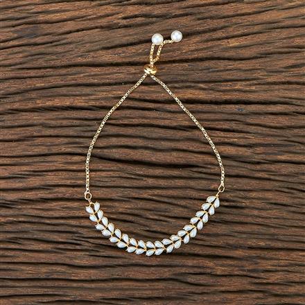 Cz Classic Bracelet With Gold Plating