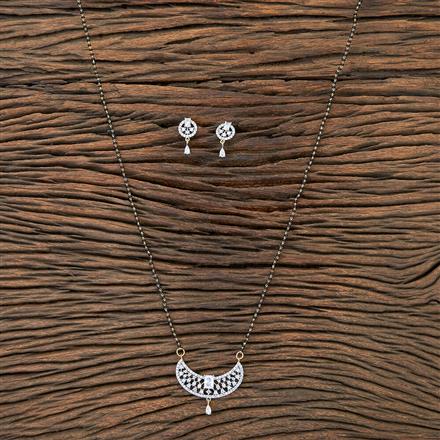 Cz Tanmaniya Mangalsutra With 2 Tone Plating