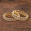 Cubic Zirconia Classic Bangles With 2 Tone Plating