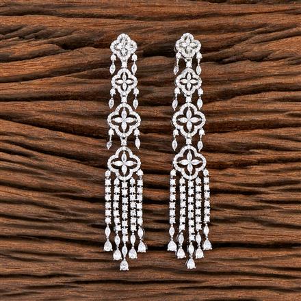 Cubic Zirconia Long Earring