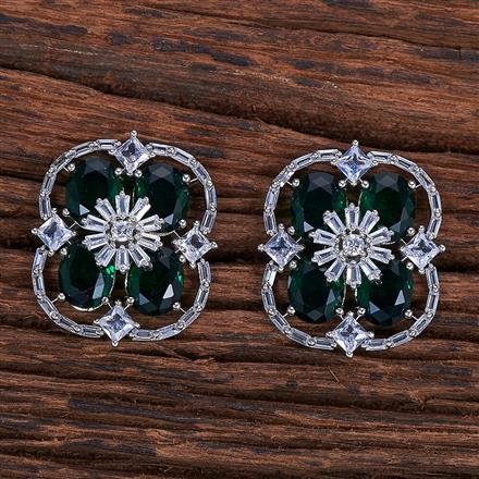 Cubic Zirconia Classic Tops With Rhodium Plating