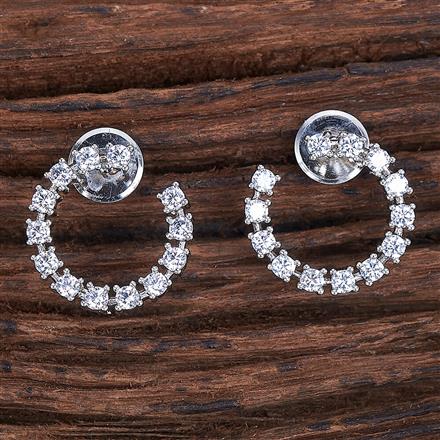 Cubic Zirconia Chand Earring