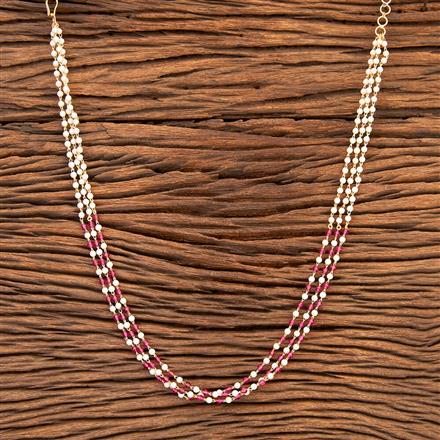 Cz Delicate Mala With Gold Plating