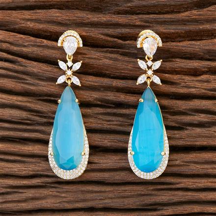 Cubic Zirconia Classic Earring With Gold Plating