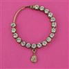American Diamond Classic Nose Ring with Rhodium Plating 2 Tone Plating Mehndi Plating