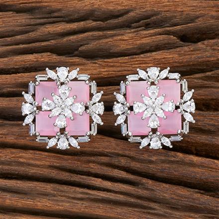 Cubic Zirconia Classic Tops With Rhodium Plating