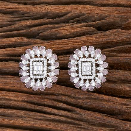 Cubic Zirconia Tops With Rhodium Plating