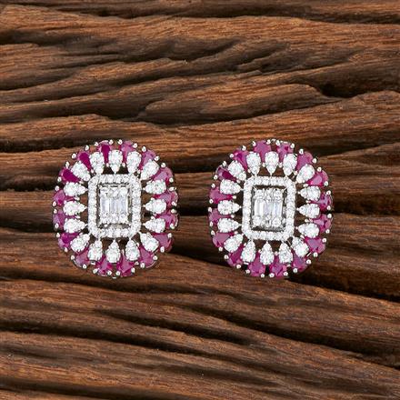 Cubic Zirconia Tops With Rhodium Plating