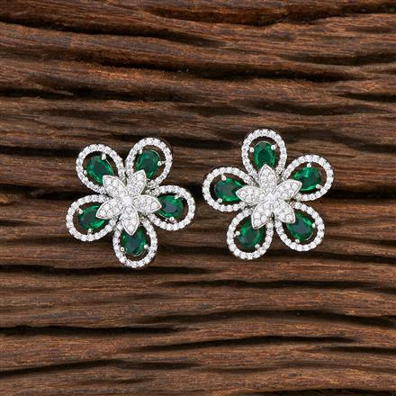 Cubic Zirconia Tops With Rhodium Plating