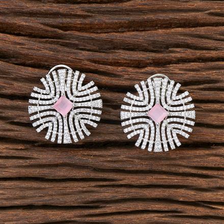 Cubic Zirconia Classic Tops With Rhodium Plating