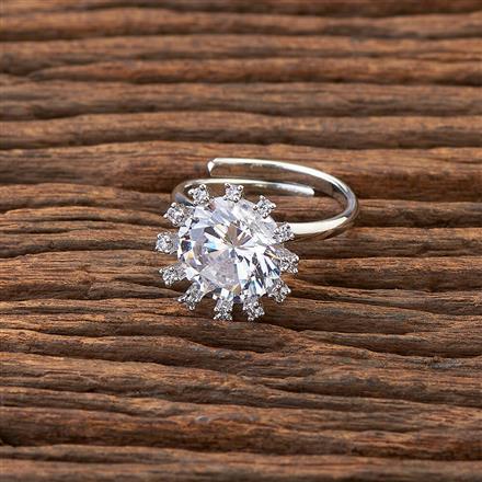 Cubic Zirconia Solitaire Ring