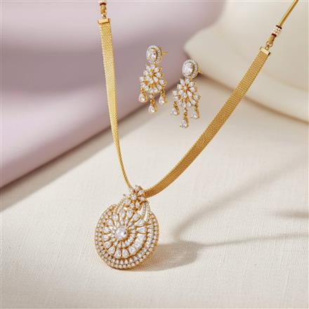 Cubic Zirconia Classic Pendant Set