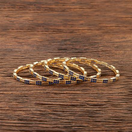 Cubic Zirconia Delicate Bangles With Gold Plating