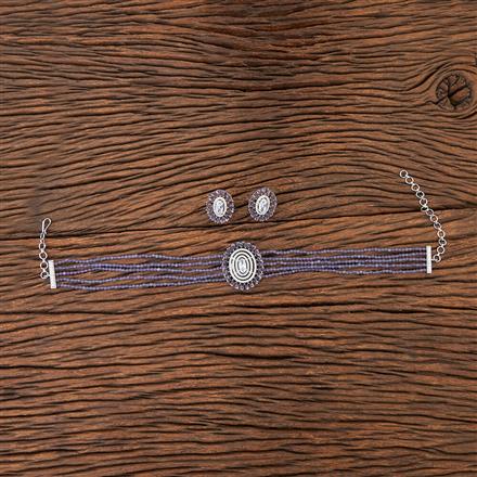 Cubic Zirconia Bandhai Necklace