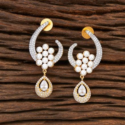 American Diamond Moti Earring