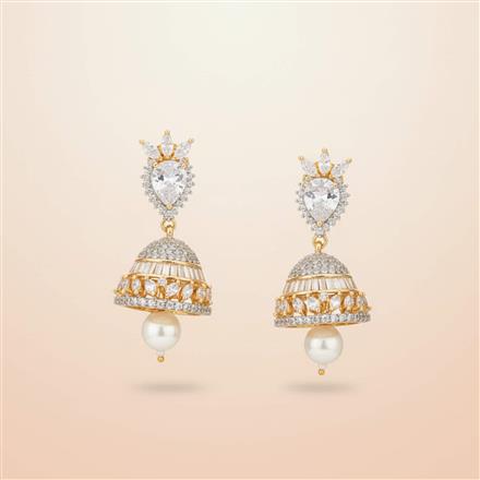 American Diamond Jhumki