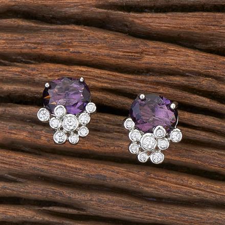 Cz Delicate Tops With Rhodium Plating