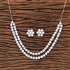 American Diamond 2 Line Necklace