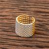American Diamond Adjustable Ring