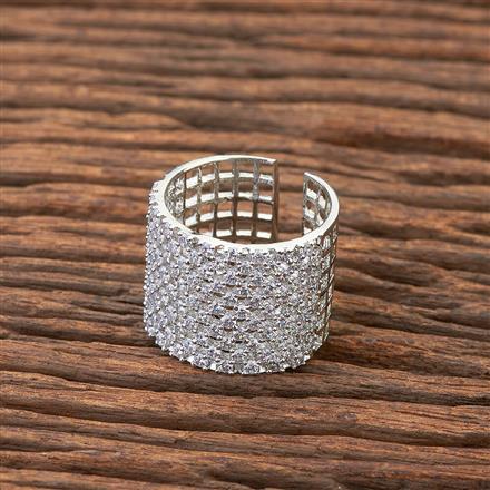 American Diamond Adjustable Ring