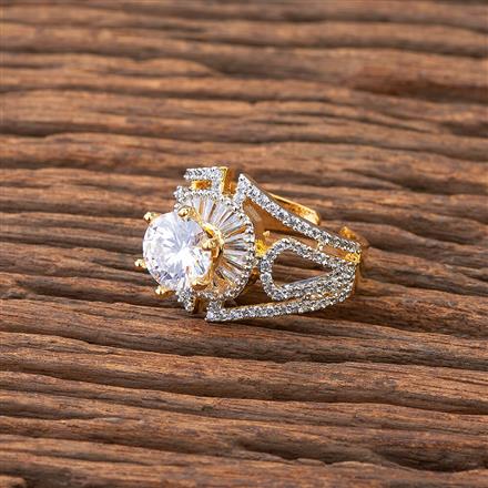 American Diamond Adjustable Ring