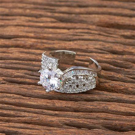 American Diamond Adjustable Ring