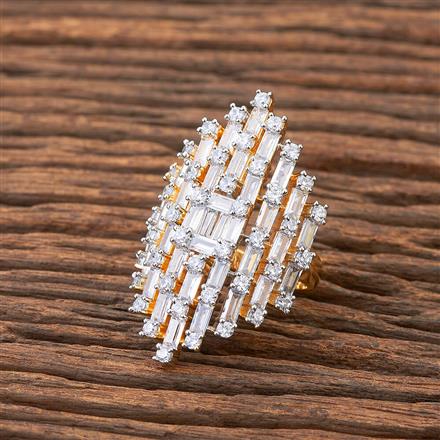 American Diamond Adjustable Ring