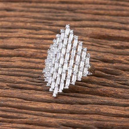 American Diamond Adjustable Ring