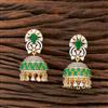 Cz Classic Jhumki With 2 Tone Plating