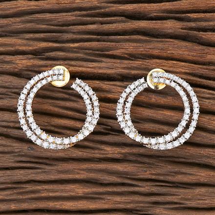Cubic Zirconia Chand Earring