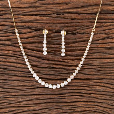 Cubic Zirconia Solitaire Necklace