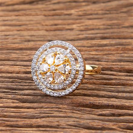 Cubic Zirconia Adjustable Ring