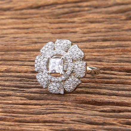 Cubic Zirconia Adjustable Ring