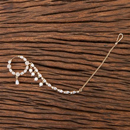 Cubic Zirconia Pearl Nose Ring