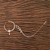 Cubic Zirconia Classic Nose Ring With 2 Tone Plating