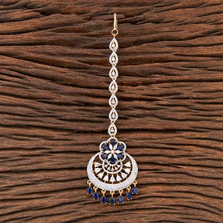 Cubic Zirconia Chand Tikka With 2 Tone Plating