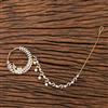 Cubic Zirconia Pearl Nose Ring