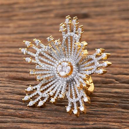 Cubic Zirconia Adjustable Ring