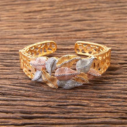 Cubic Zirconia Classic Kada With 2 Tone Plating