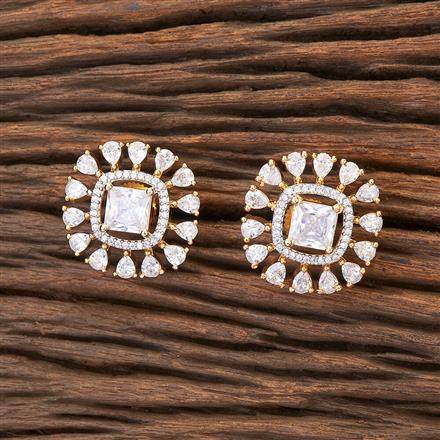 Cubic Zirconia Tops With 2 Tone Plating