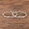Cubic Zirconia Classic Bangles With Rhodium Plating