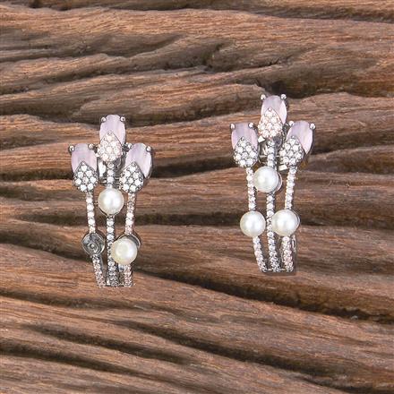 Cz Bali With Black Rose Plating