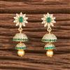 Cz Delicate Jhumki With Gold Plating